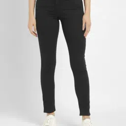 Levi's 710 Black Mid Rise Regular Fit Jeans-picture-36