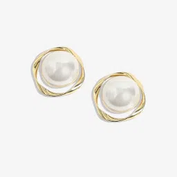 Sohi goldplated studs for women image 4