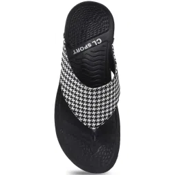 Carlton London Women's Black Flip Flops image 4