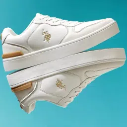 U.S. Polo Assn. Women's White Sneakers-picture-24