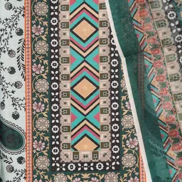 SHADOW & SAINING Ethnic Motifs Woven Design Unstitched Dress Material image 2