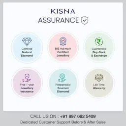 Kisna Diamond & Gold Jewellery Paula 14k (585) Diamond & Gold Ring For Women image 4