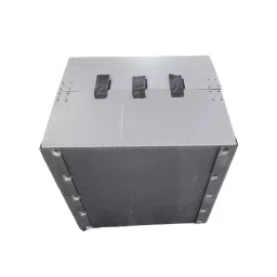 GENERIC 700x500x600 mm 100 Kg Capacity Square Polypropylene Corrugated Bin, LP10 image 2