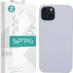 Sprig Liquid Silicone Back Cover for Apple iPhone 13 (Grey)-picture-18