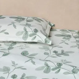 Westside Home Sage Leaf Design Queen Bed Sheet Set-image-39
