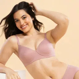 Enamor Nostalgia Rose Full Coverage Padded T-Shirt Bra image 4