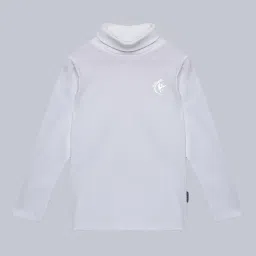 Kiddopanti Unisex Teal & White Solid Full Sleeves T-Shirt (Pack Of 2) image 4