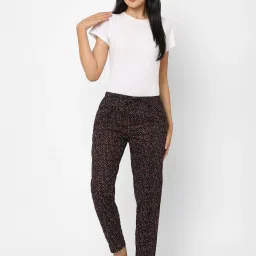 Urban Scottish Black Printed Lounge Pants image 4