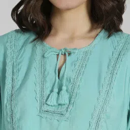 American Eagle Outfitters Green Plain Top image 4