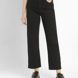 Levi's Black Slim Fit High Rise Jeans-image-67