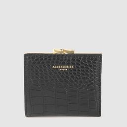 Accessorize London Women Faux Leather Clip Frame Bella Wallet-picture-7