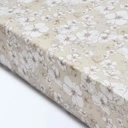 Westside Home Beige Floral Pattern King Bed Sheet Set image 2