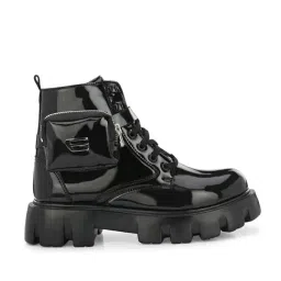 Eego Italy Men's Black Casual Boots-image-9