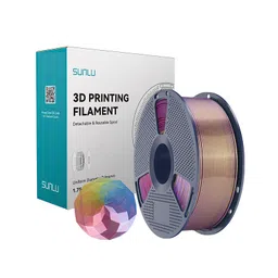 Sunlu Silk PLA+ 1.75mm Four Color- Gold Purple Red Blue Filament – 1kg Spool image 4