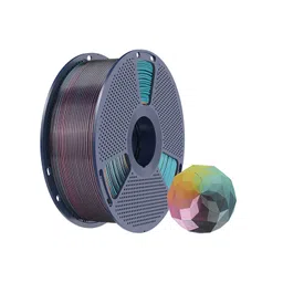 SunLu Silk PLA+ 1.75mm Four Color- Red Yellow Green Black 1kg/roll Filaments image 1