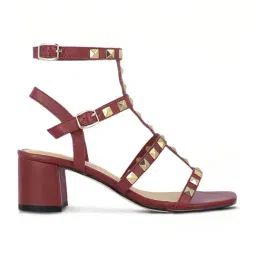 Saint G Women's Angela Red Ankle Strap Sandals-picture-23