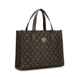 LAVIE Signature Brown Logo Handbag image 3