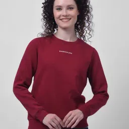 NUMERO UNO Maroon Polyester Printed Sweatshirt-picture-30