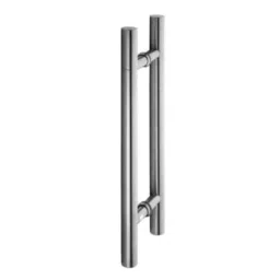 DORIO S Steel Glass Door Handle ‘H’ Type 350 mm (14 inch) SS & Chrome-Plated Finish, DC-200-picture-14