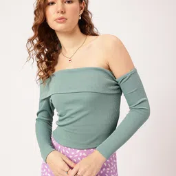 DressBerry Off-Shoulder Whispers Layered Top image 2
