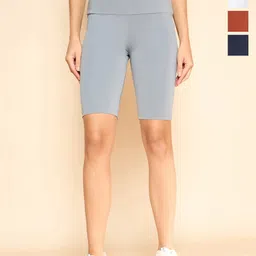 COLOR CAPITAL Women Pack Of 4 Above Knee Length Tights-picture-26