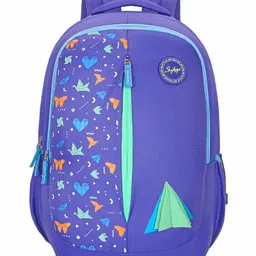 Skybags Backpack With Butterfly Print Purple - Height 18.89 Inches-image-81