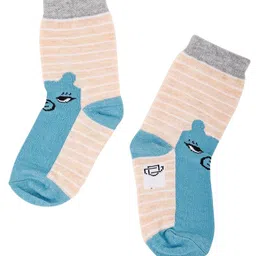 DOLLAR Pack of 5 Dots And Striped  Socks - Multi Colour image 2