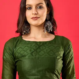 Anouk Ethnic Motifs Zari Tussar Saree image 4