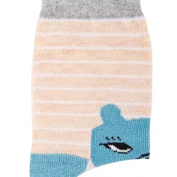 DOLLAR Pack of 5 Dots And Striped  Socks - Multi Colour image 3