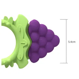 Cozy Vibes Fruit Chew Organic Natural Toddlers Silicone Sticks Molar Teether Kids Best Teething Toys-Pack of 1-Color May Vary image 3