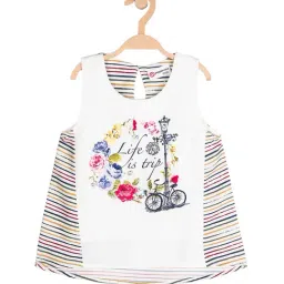 Peppermint Kids White Printed Top-image-16