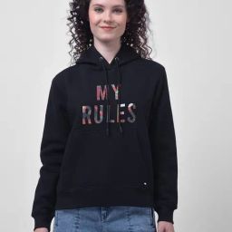 NUMERO UNO Black Polyester Printed Sweatshirt-picture-40