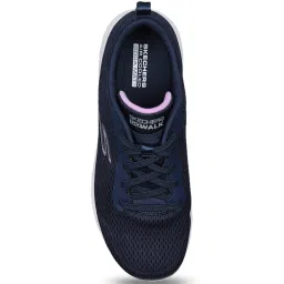 Skechers Women's GO WALK TRAVEL - FUN JOURNEY Navy Walking Shoes image 4