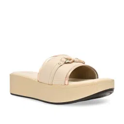 Rocia by Regal Women's Beige Casual Wedges-image-68