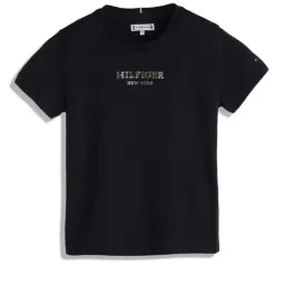 Tommy Hilfiger Kids Navy Logo Regular Fit T-Shirt-image-30