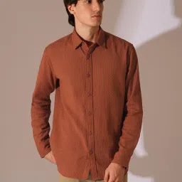 Selected Homme Red Cotton Regular Structure Shirt image 4