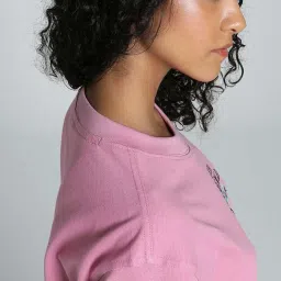 Puma Pink Cotton Printed Sports T-Shirt image 4