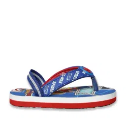 Kidsville Kids Spiderman Printed Blue Thong Sandals image 2