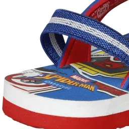 Kidsville Kids Spiderman Printed Blue Thong Sandals image 5