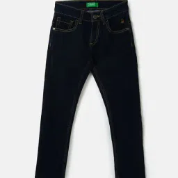 United Colors of Benetton Kids Black Solid Jeans-picture-19