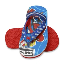 Kidsville Kids Spiderman Printed Blue Thong Sandals image 4