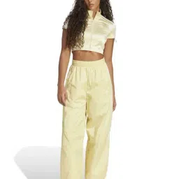 Adidas Originals Yellow Relaxed Fit Track Pants image 5