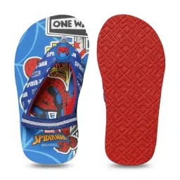 Kidsville Kids Spiderman Printed Blue Thong Sandals image 3