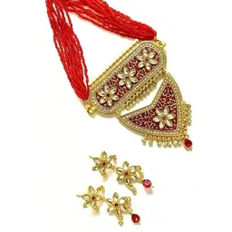 NIKYANKA Gold-Plated Brass Jewellery Set-picture-18