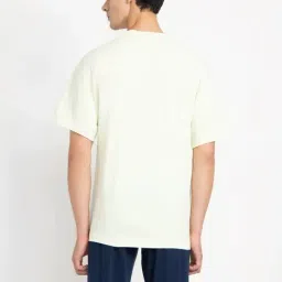 Adidas Green Cotton Regular Fit T-Shirt image 2