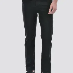 NUMERO UNO Black Mid Rise Slim Fit Solid Stretchable Jeans-image-11