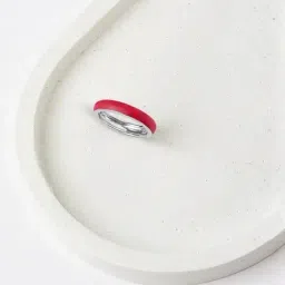 Mia by Tanishq 925 Silver Fiery Red Silver Finger Ring-picture-31