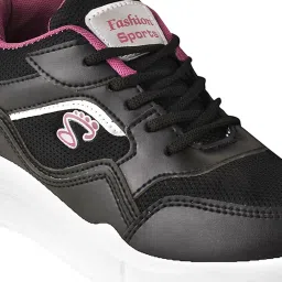 Shoetopia Kids Black Sneakers image 4