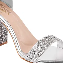 Shoetopia Kids Silver Gladiator Sandals image 4