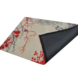 Presto Red & Beige Polyester Carpet image 4